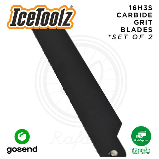 ICETOOLZ Carbide Grit Blades Mata Gergaji Carbon Sepeda 16H3S