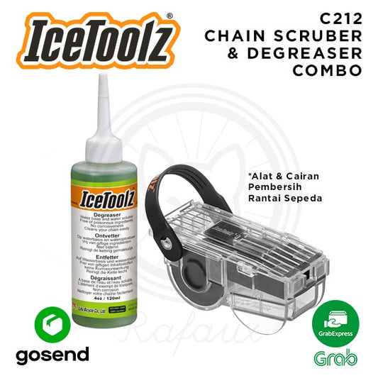 ICETOOLZ Chain Scrubber Degreaser Combo Pembersih Rantai Sepeda C212
