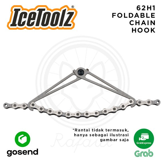 ICETOOLZ Foldable Chain Hook Alat Penahan Rantai Sepeda 62H1