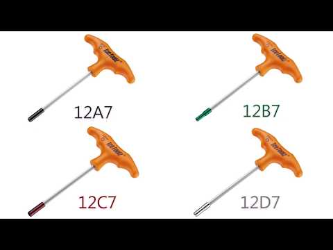ICETOOLZ Spoke Tool 3.2mm Alat Internal Nipples Sepeda T-Handle 12B7