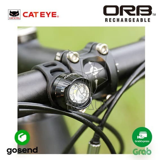 CATEYE ORB RECHARGEABLE Lampu Depan Belakang Sepeda LED