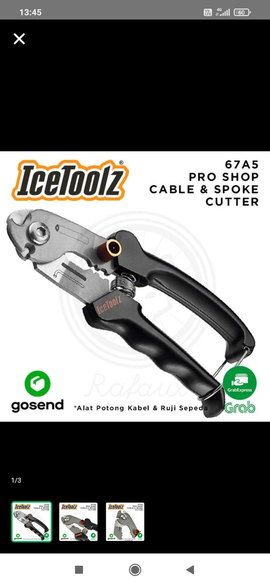 Icetoolz Pro Shop Cable & Spoke Cutter - 67A5