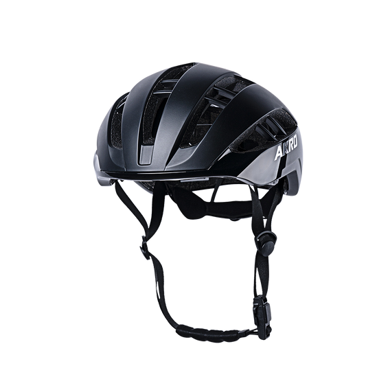 AKRO - AIRE Cycling Tail Light Helmet - Black