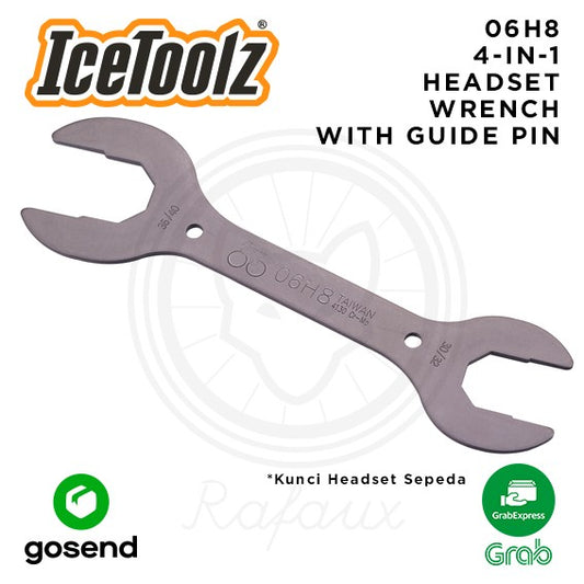 ICETOOLZ 4-in-1 Headset Wrench Kunci Pas Headset Sepeda 06H8