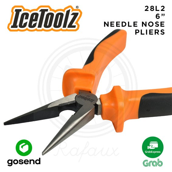 ICETOOLZ 6" Needle Nose Plier Tang Jarum Hidung Panjang Sepeda 28L2