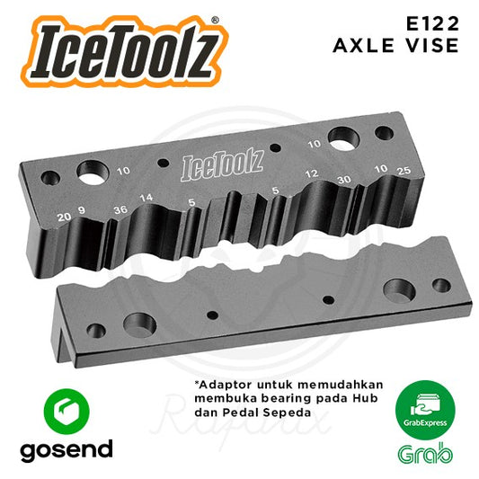 ICETOOLZ Axle Vise Alat Bantu Penahan Pembuka Hub Pedal Sepeda E122