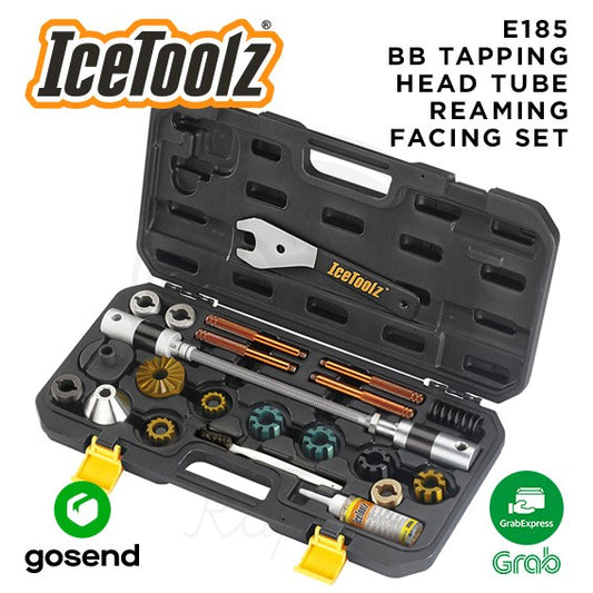 ICETOOLZ BB Tapping & Head Tube Reaming & Facing Set Sepeda E185