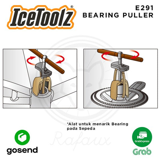 ICETOOLZ Bearing Puller Alat Penarik Bearing Treker Sepeda E291