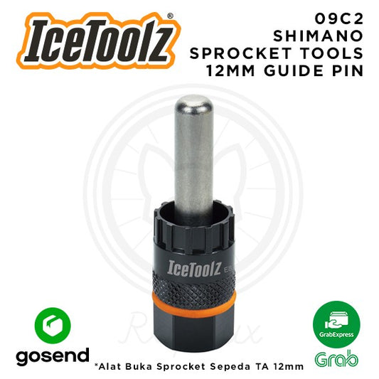 ICETOOLZ Cassette Lockring Tool 12mm Guide Kunci Pembuka Sprocket 09C2