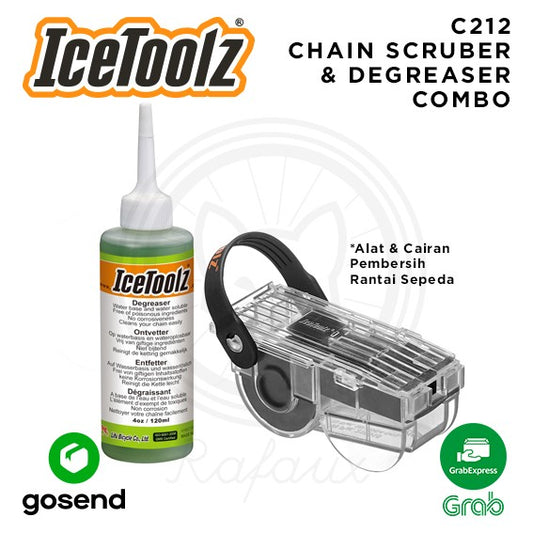 ICETOOLZ Chain Scrubber Degreaser Combo Pembersih Rantai Sepeda C212