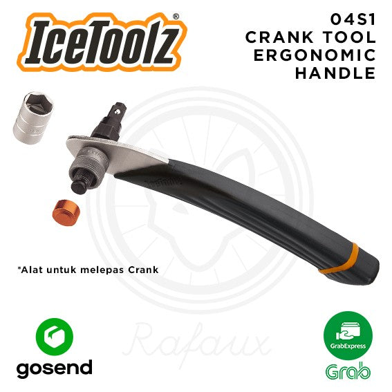 ICETOOLZ Crank Tool w/ Ergonomic Handle Alat Pembuka Crank Sepeda 04S1