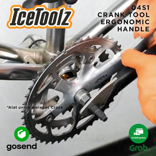 ICETOOLZ Crank Tool w/ Ergonomic Handle Alat Pembuka Crank Sepeda 04S1