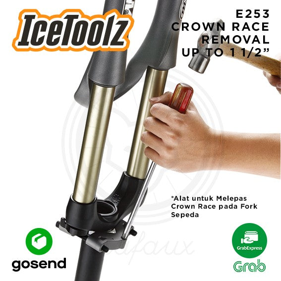 ICETOOLZ Crown Race Removal Alat Bantu Lepas Crown Race Sepeda E253