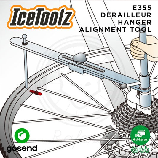 ICETOOLZ Derailleur Hanger Alignment Tool Alat Setel RD Sepeda E355