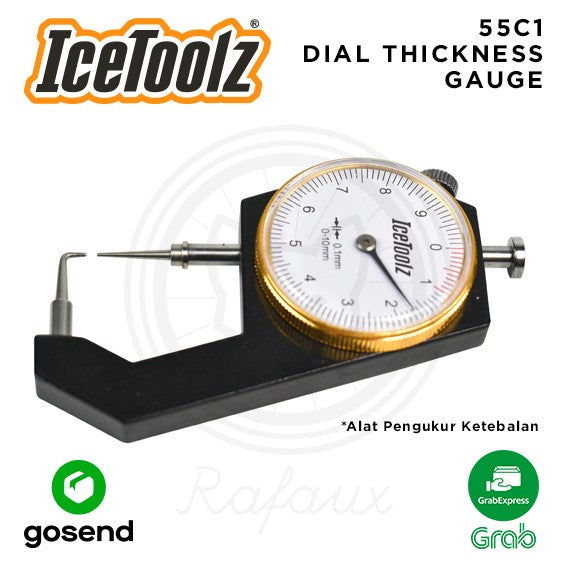 ICETOOLZ Dial Thickness Gauge Alat Pengukur Ketebalan Rotor Rim 55C1