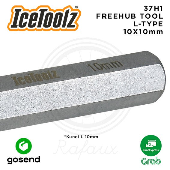 ICETOOLZ Freehub Tool Kunci L Sepeda 10mm 10mm 37H1