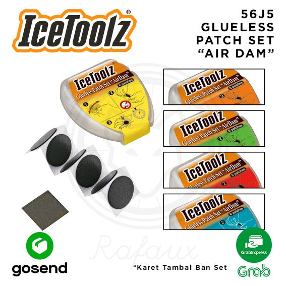 ICETOOLZ Glueless Patch Set Alat Tambal Ban Dalam Sepeda 56J5