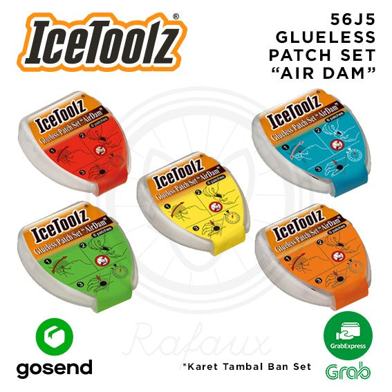 ICETOOLZ Glueless Patch Set Alat Tambal Ban Dalam Sepeda 56J5