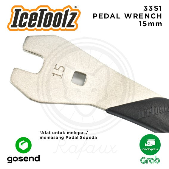 ICETOOLZ Pedal Wrench Alat Pembuka Pedal Sepeda 33S1