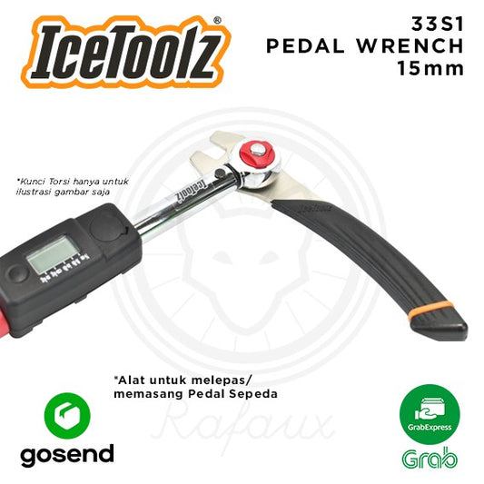 ICETOOLZ Pedal Wrench Alat Pembuka Pedal Sepeda 33S1