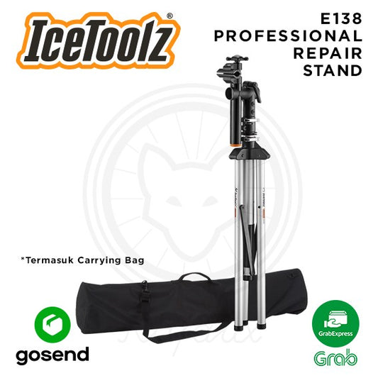 ICETOOLZ Professional Bike Repair Stand Tripod Sepeda Portable E138