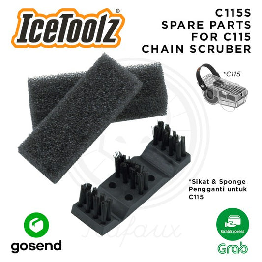 ICETOOLZ Spare Parts for C115 Pembersih Rantai Sepeda C115S