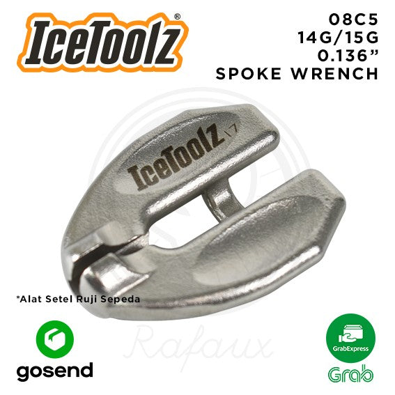 ICETOOLZ Spoke Wrench 14G 15G 0.136" Alat Setel Ruji Sepeda 08C5