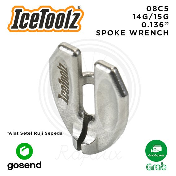 ICETOOLZ Spoke Wrench 14G 15G 0.136" Alat Setel Ruji Sepeda 08C5