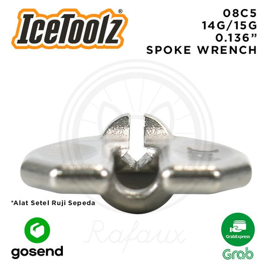 ICETOOLZ Spoke Wrench 14G 15G 0.136" Alat Setel Ruji Sepeda 08C5