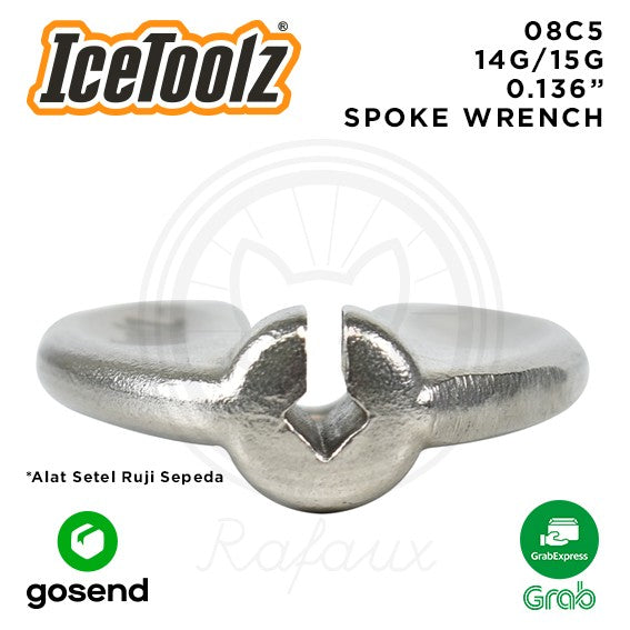 ICETOOLZ Spoke Wrench 14G 15G 0.136" Alat Setel Ruji Sepeda 08C5