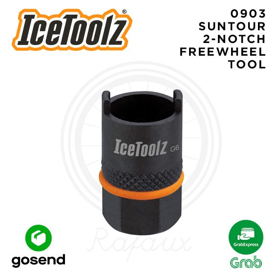 ICETOOLZ Suntour 2-notch Freewheel Remove Kunci Pembuka Sprocket 0903