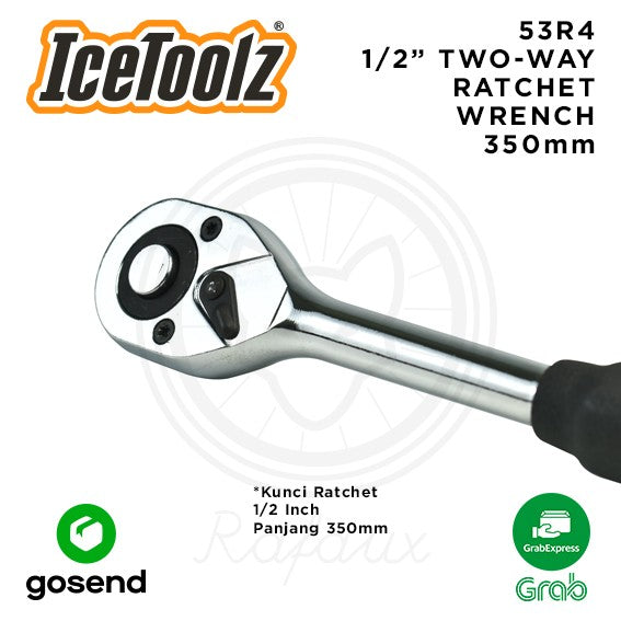 ICETOOLZ Two Way Ratchet Wrench 1/2inch Kunci Ratchet Sepeda 53R4