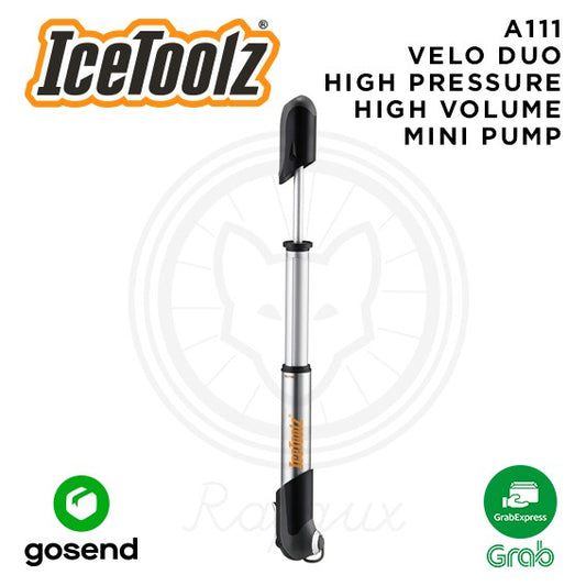 ICETOOLZ Velo Duo High Pressure Mini Pump Pompa Sepeda Mini A111