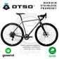 OTSO WARAKIN STAINLESS STEEL FRAMESET All Road Bike Sepeda Gravel - 52