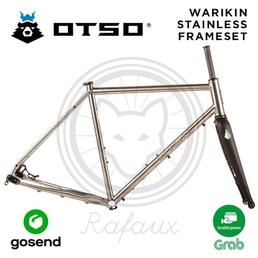 OTSO WARAKIN STAINLESS STEEL FRAMESET All Road Bike Sepeda Gravel - 52